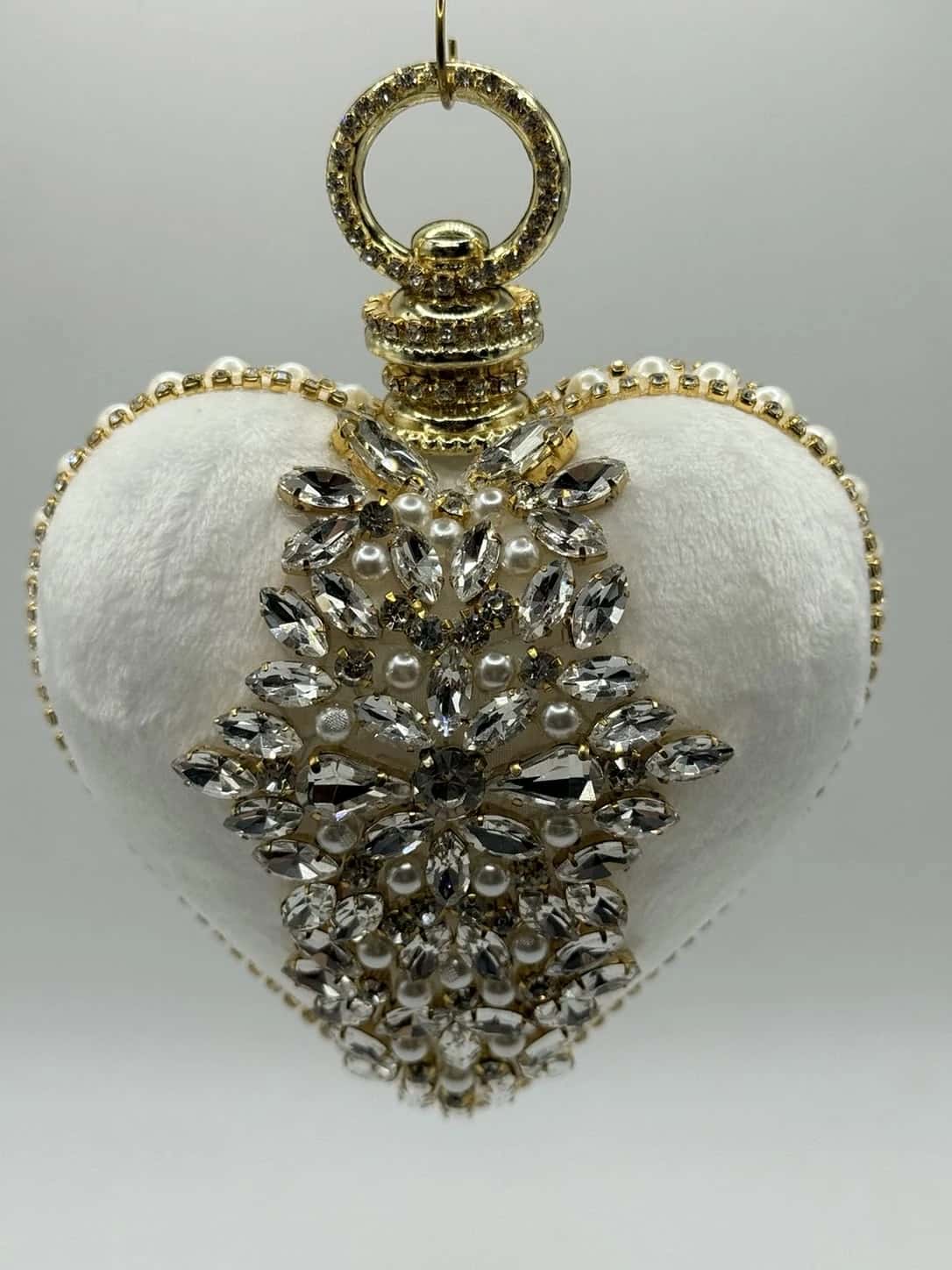 Сердце «Снежная брошь»